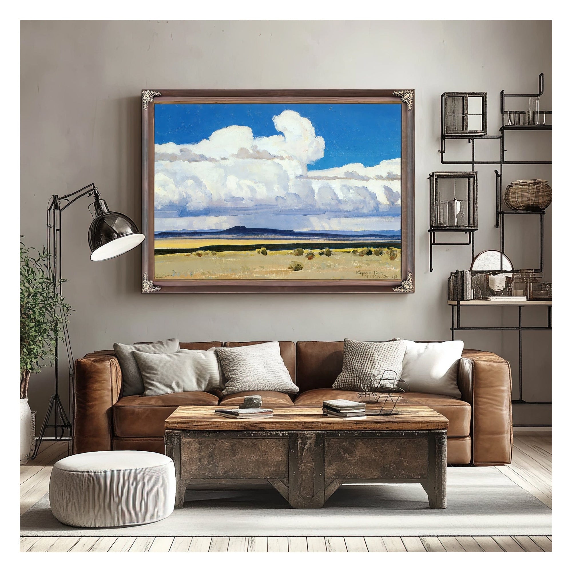 Summer Clouds New Mexico By Maynard Dixon Fine Art Print