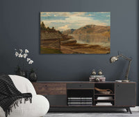 Aften Ved Aenes Kvinnherred By Amaldus Nielsen