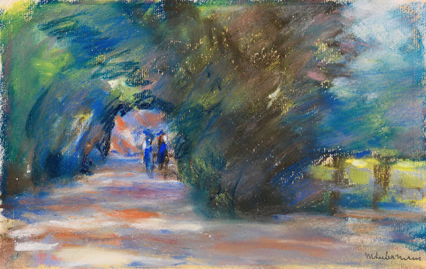 Allee Mit Zwei Reitern by Max Liebermann