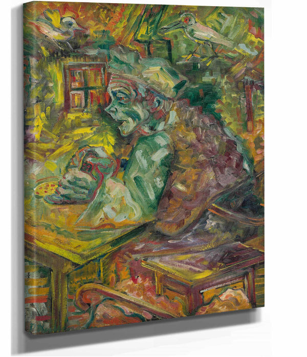 At The Table   by Arnold Peter Weisz Kubincan