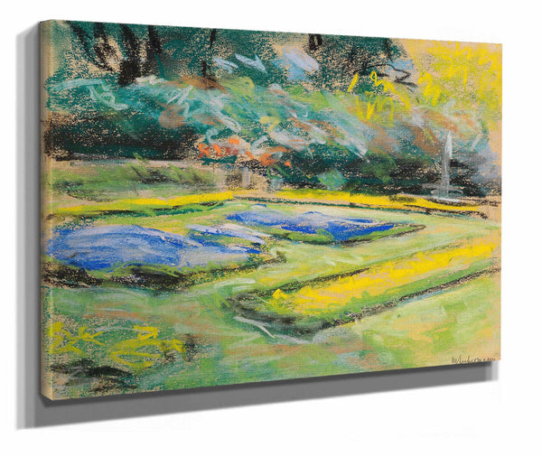 Blumenterrasse Im Wannseegarten Nach Nordwesten by Max Liebermann