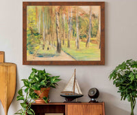 Die Birkenallee In Wannsee Nach Nordwesten by Max Liebermann