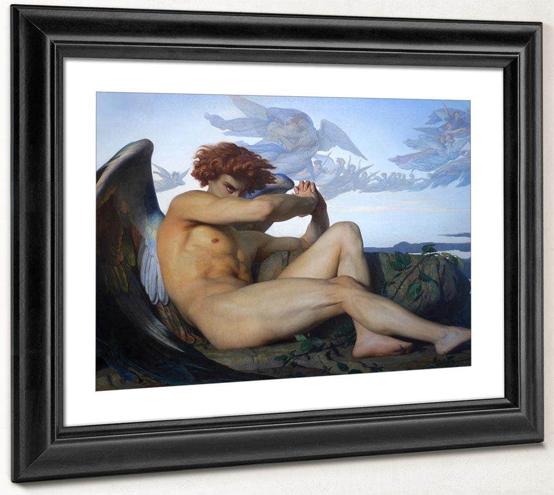 Fallen Angel 1868 1 By Alexandre Caba Print, Canvas Art, Framed Print. –  Truly Art