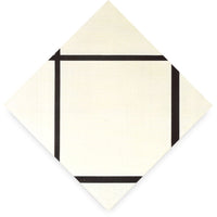 12" x 12" / Fine Art Paper Composition In Black And White Painting I 1926 Oil On Canvas 1137X1118Mm The Museum Of Modern Art New York Min By Piet Mondrian Fine Art Print