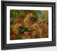 Study For The Lion Hunt By Ferdinand Victor Eugene Delacroix Fine Art Print 2