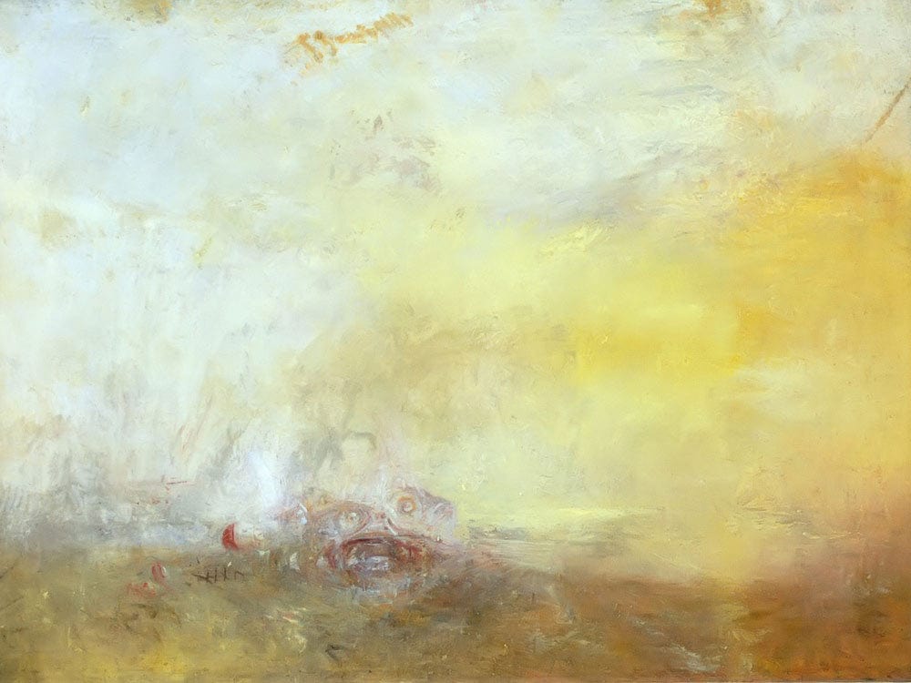 Sunrise With Sea Monsters By Jwm Turner Fine Art Print 2