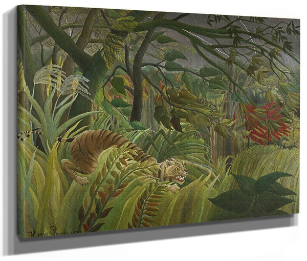 Surprised! By Henri Julien Felix Rousseau Fine Art Print 2