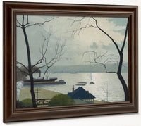 The Hudson From Riverside Drive By George Ault Fine Art Print 2