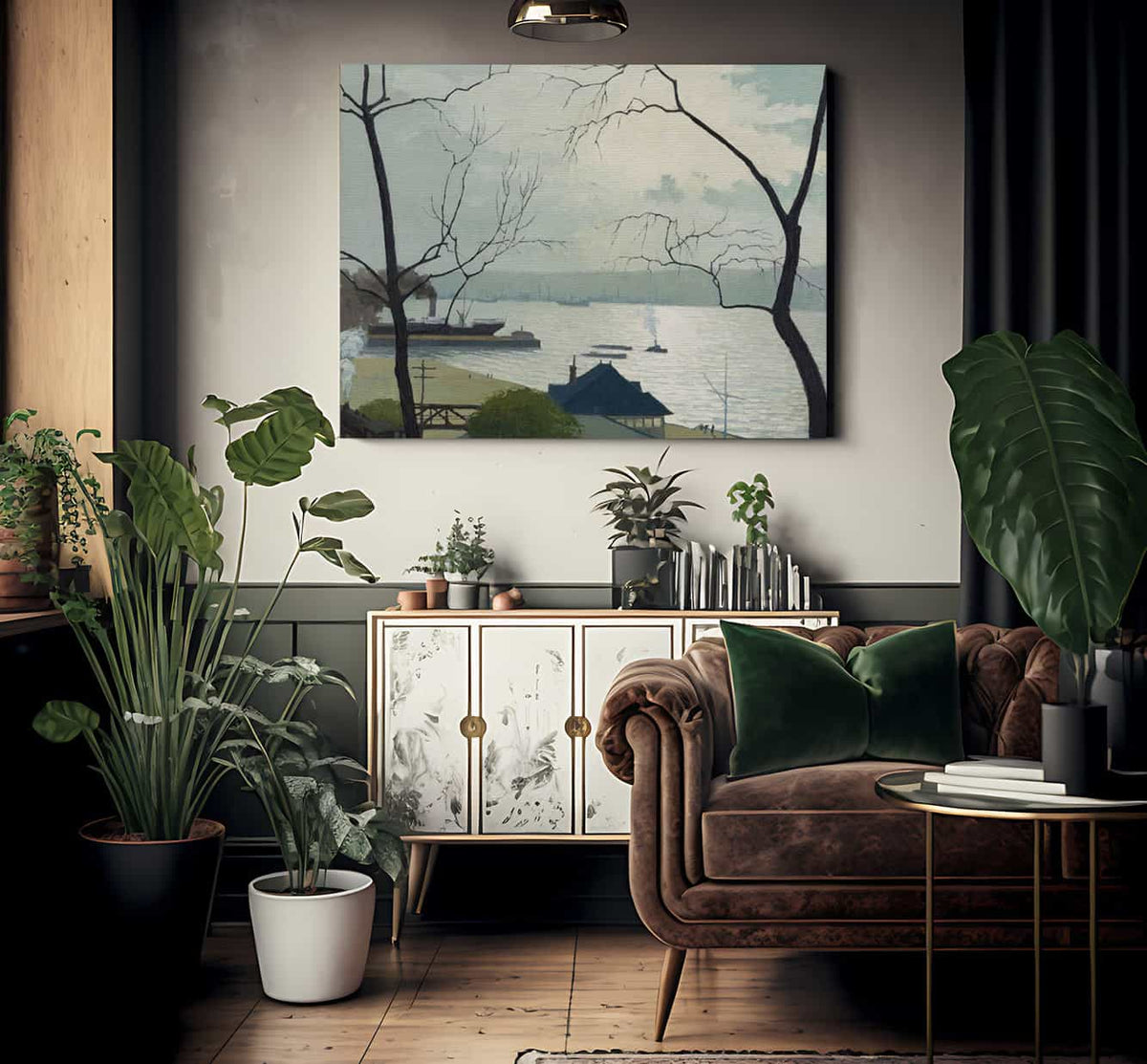 The Hudson From Riverside Drive By George Ault Fine Art Print 2