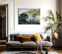 View From Cap Martin Of Monte Carlo By Pierre Auguste Renoir Fine Art Print 2