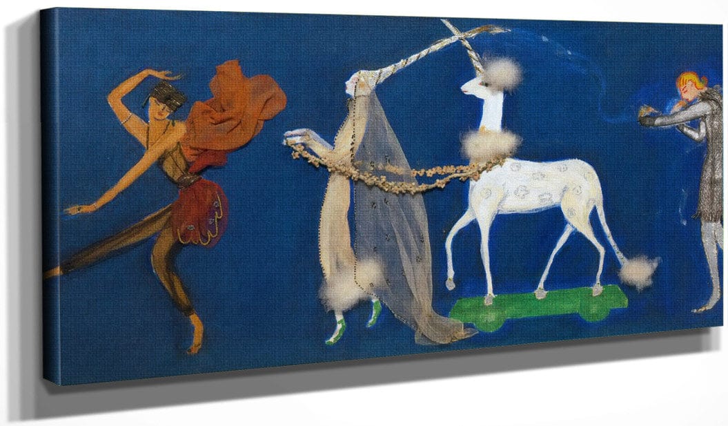 20" x 10" / Canvas Wrap Procession Orpheus By Florine Stettheimer Fine Art Print