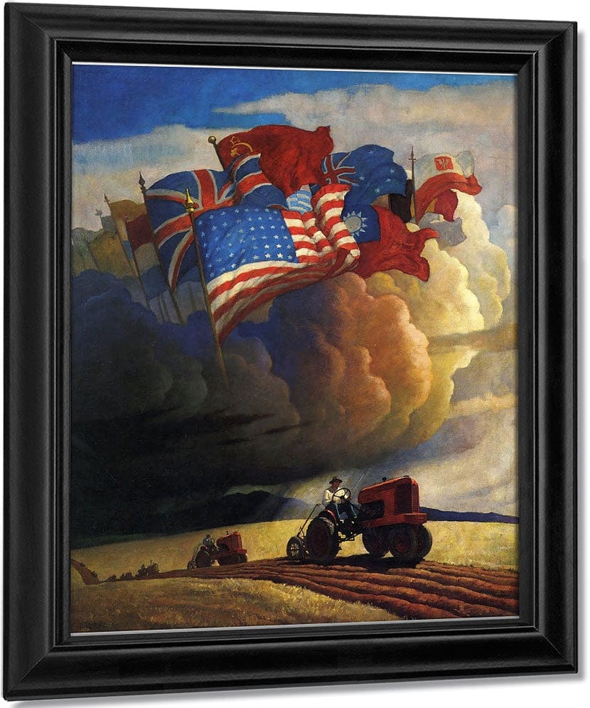 9Adac4Bec76B79Bb8Cf2103Aef48F4B0 By NC Wyeth Fine Art Print