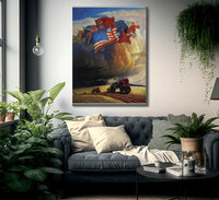 9Adac4Bec76B79Bb8Cf2103Aef48F4B0 By NC Wyeth Fine Art Print