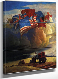 9Adac4Bec76B79Bb8Cf2103Aef48F4B0 By NC Wyeth Fine Art Print