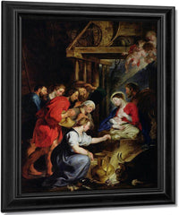 Adoration Of The Shepherds By Peter Paul Rubens Fine Art Print