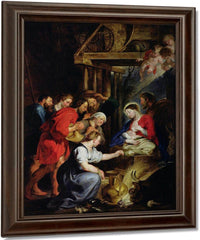 Adoration Of The Shepherds By Peter Paul Rubens Fine Art Print