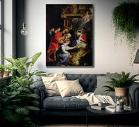 Adoration Of The Shepherds By Peter Paul Rubens Fine Art Print