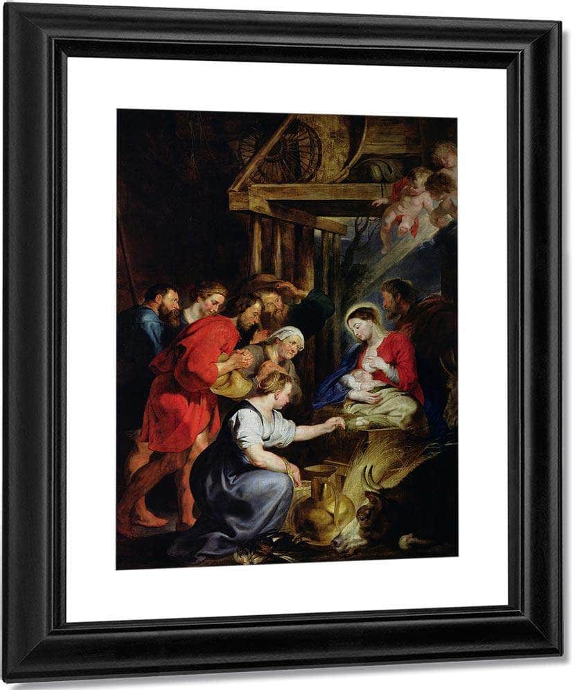 Adoration Of The Shepherds By Peter Paul Rubens Fine Art Print