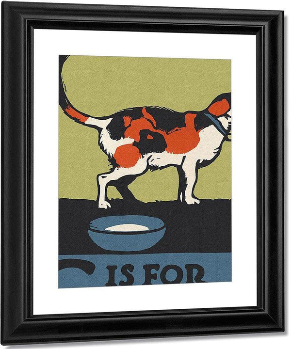 Alphabet  C Is For Cat By C.B. Falls Fine Art Print