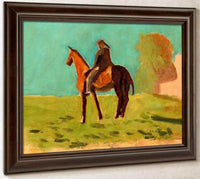 Apache (Man On Horsemack Ii) By Odilon Redon Fine Art Print