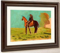 Apache (Man On Horsemack Ii) By Odilon Redon Fine Art Print