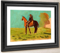 Apache (Man On Horsemack Ii) By Odilon Redon Fine Art Print