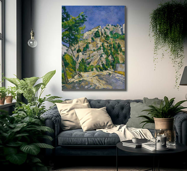 Bottom Of The Ravine By Cezanne Paul Fine Art Print