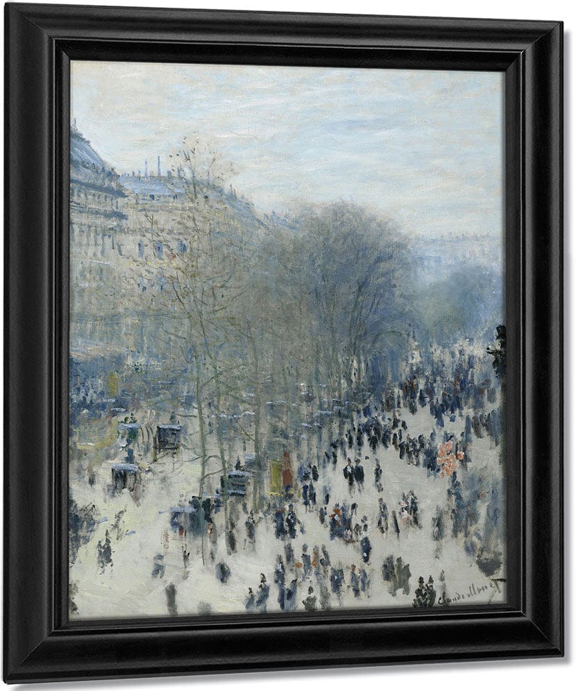 Boulevard Des Capucines By Claude Monet Fine Art Print