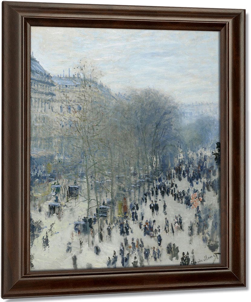 Boulevard Des Capucines By Claude Monet Fine Art Print