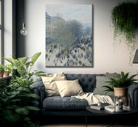 Boulevard Des Capucines By Claude Monet Fine Art Print