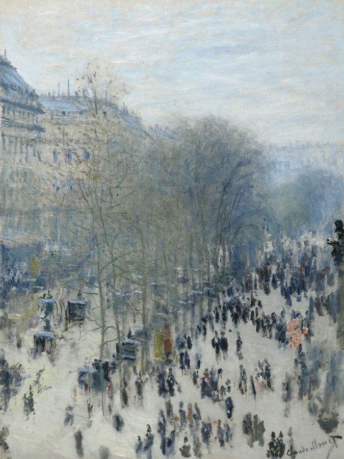 Boulevard Des Capucines By Claude Monet Fine Art Print
