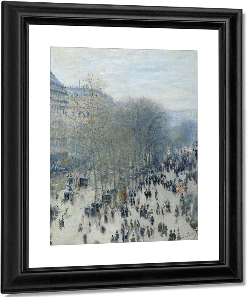 Boulevard Des Capucines By Claude Monet Fine Art Print