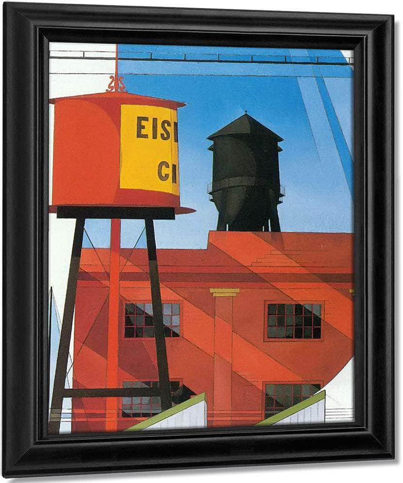 Buildings Abstraction Lancaster By Charles Demuth Fine Art Print