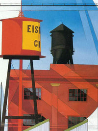 Buildings Abstraction Lancaster By Charles Demuth Fine Art Print