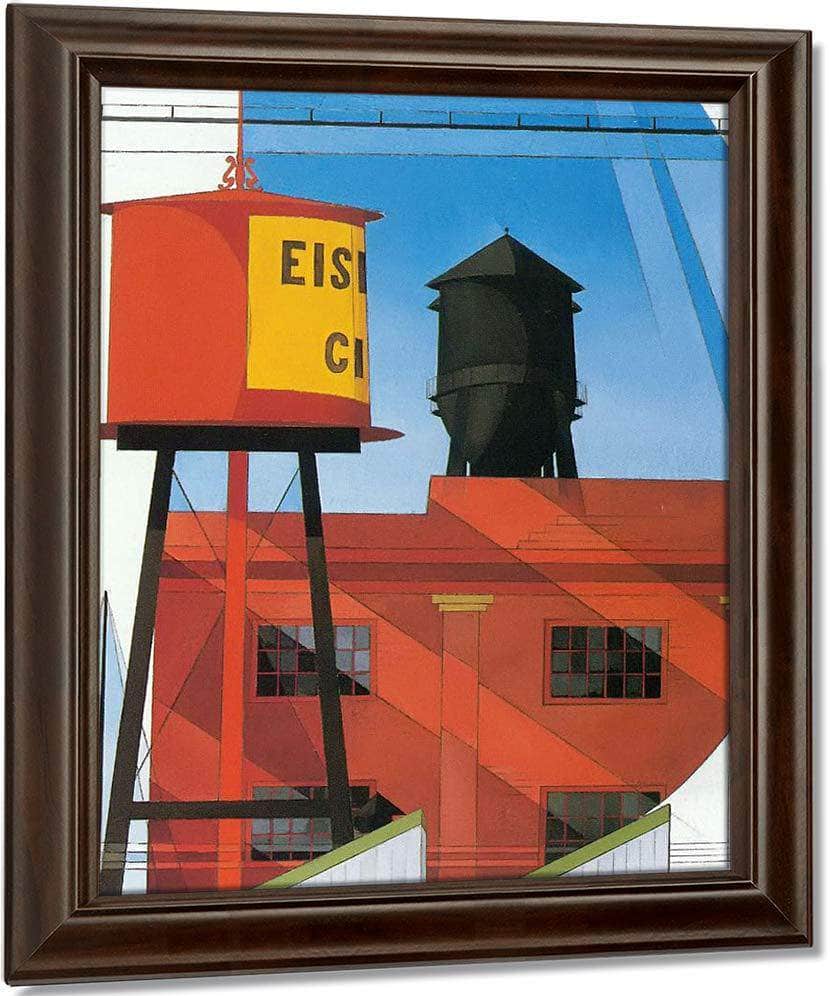 Buildings Abstraction Lancaster By Charles Demuth Fine Art Print