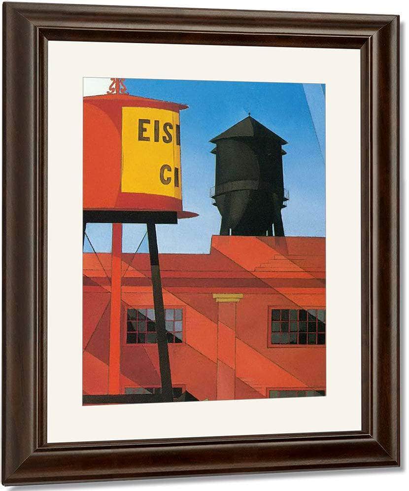 Buildings Abstraction Lancaster By Charles Demuth Fine Art Print