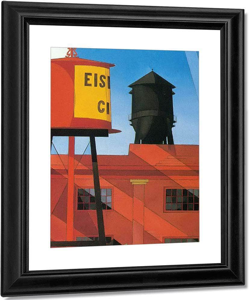 Buildings Abstraction Lancaster By Charles Demuth Fine Art Print