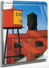 Buildings Abstraction Lancaster By Charles Demuth Fine Art Print