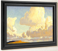 Butte And Clouds By Maynard Dixon Fine Art Print