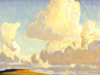 Butte And Clouds By Maynard Dixon Fine Art Print