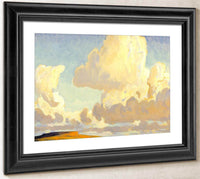 Butte And Clouds By Maynard Dixon Fine Art Print