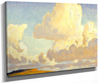 Butte And Clouds By Maynard Dixon Fine Art Print