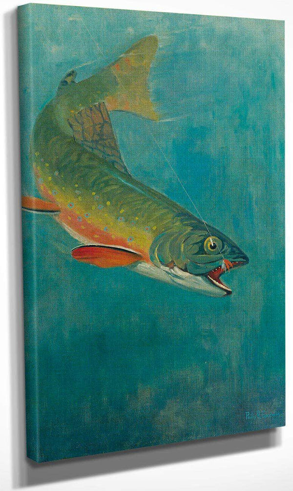 Catching The Bait By Philip R. By Goodwin Fine Art Print