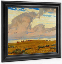 Cattle Range By Maynard Dixon Fine Art Print