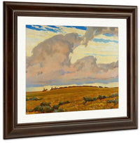 Cattle Range By Maynard Dixon Fine Art Print