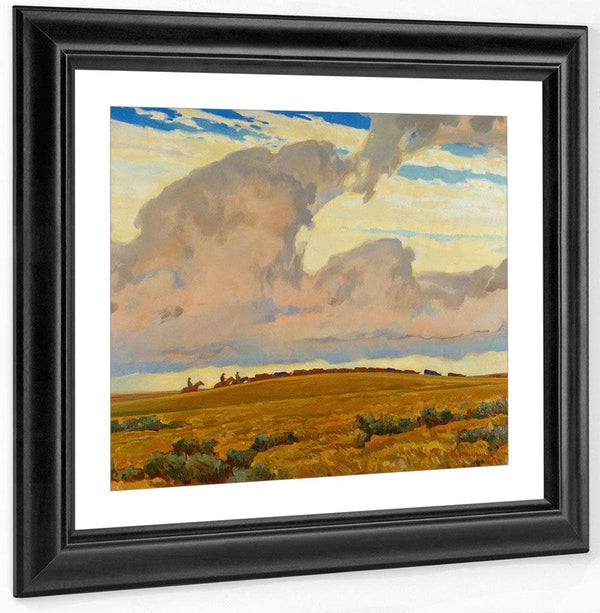 Cattle Range By Maynard Dixon Fine Art Print