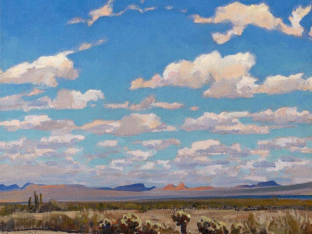 Clouds Of A Summer Afternoon By Maynard Dixon Fine Art Print
