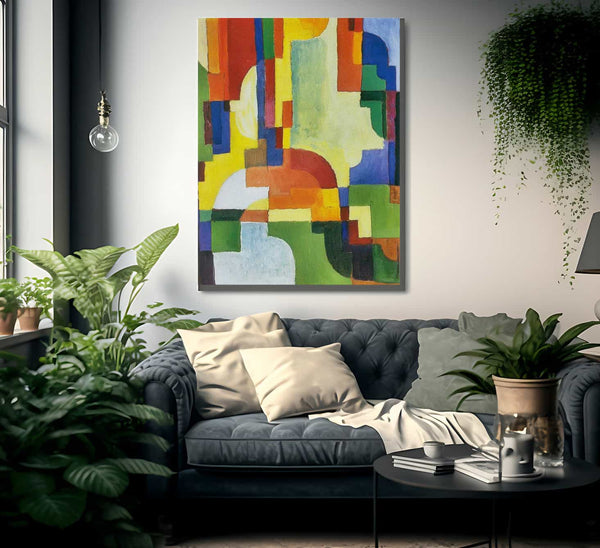 Coloured Forms I By August Macke Fine Art Print