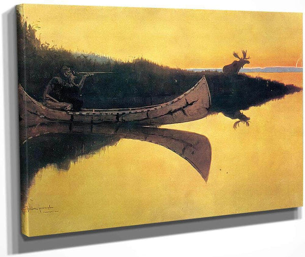 Coming To The Call By Frederic Remington Fine Art Print