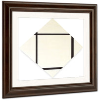 Composition In Black And White Painting I 1926 Oil On Canvas 1137X1118Mm The Museum Of Modern Art New York Min By Piet Mondrian Fine Art Print